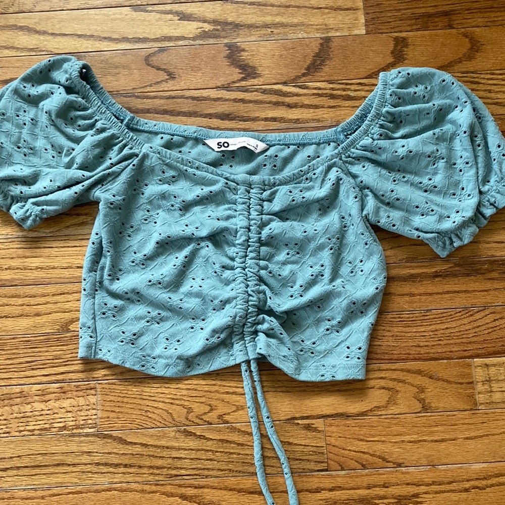Girls cropped summer top